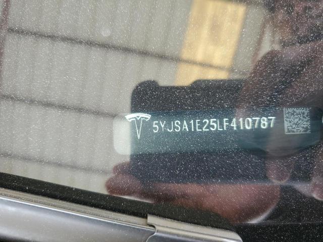 2020 TESLA MODEL S 5YJSA1E25LF410787