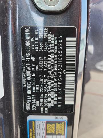 2017 KIA SORENTO LX 5XYPG4A32HG256205