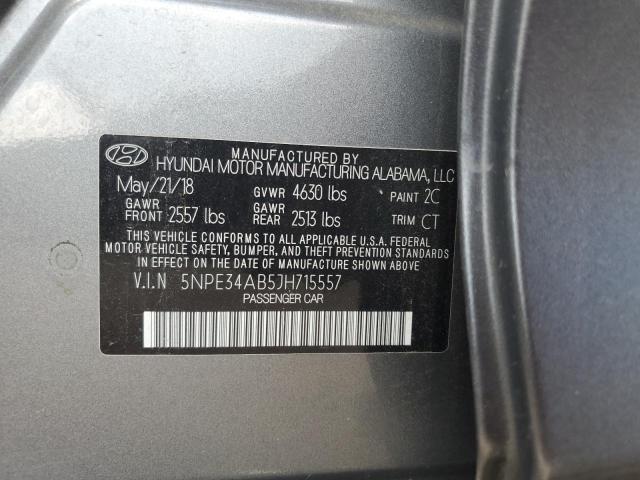 2018 HYUNDAI SONATA SPO - 5NPE34AB5JH715557