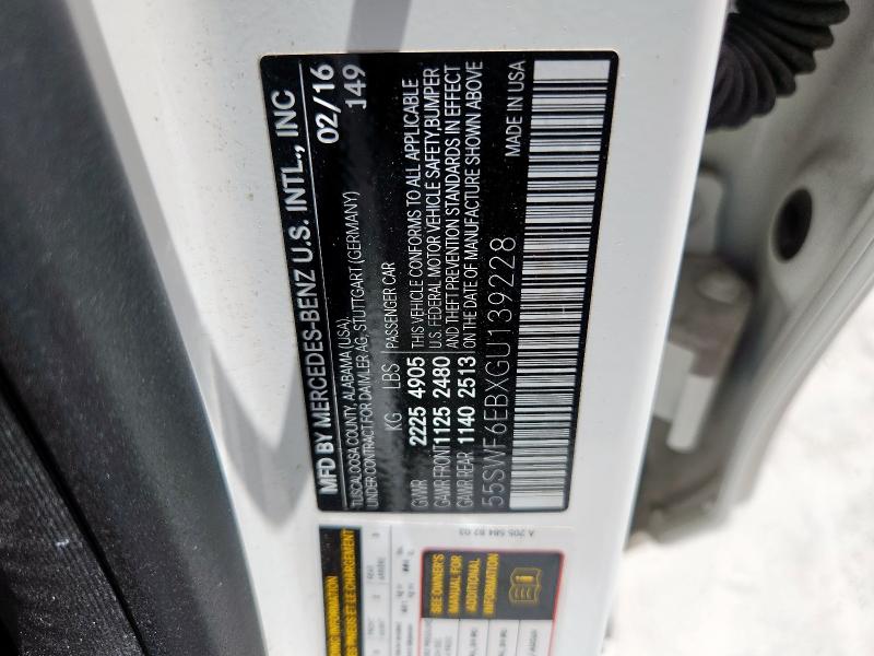 2016 MERCEDES-BENZ C 450 4MAT 55SWF6EBXGU139228