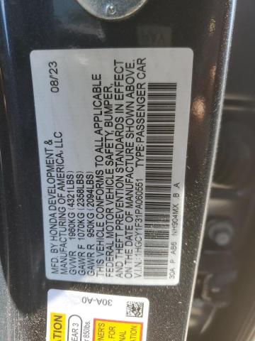 2023 HONDA ACCORD EX 1HGCY1F31PA060551