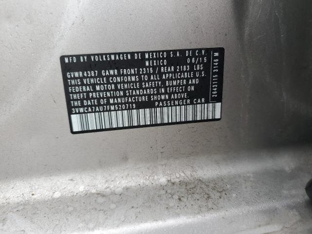 2015 VOLKSWAGEN GOLF SPORT 3VWCA7AU7FM520719
