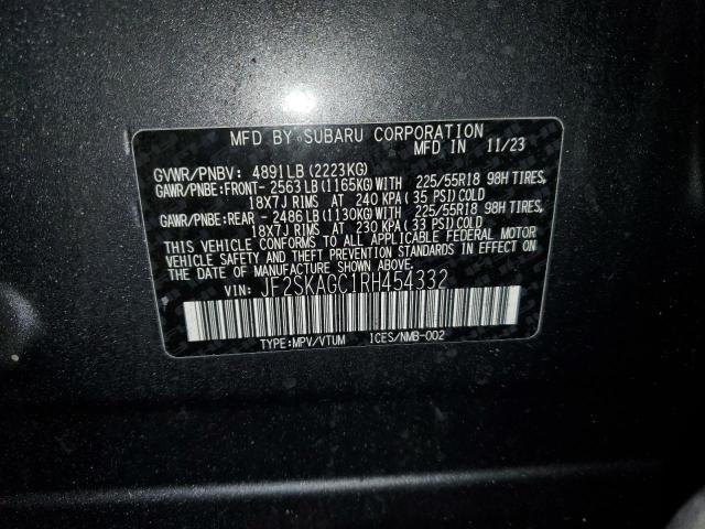 2024 SUBARU FORESTER S JF2SKAGC1RH454332