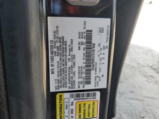 2015 FORD FUSION SE - 3FA6P0H95FR187968
