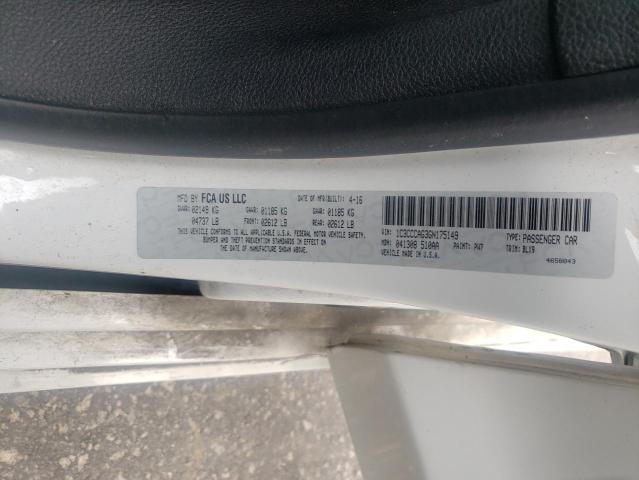 2016 CHRYSLER 200 LIMITE 1C3CCCAG3GN175149