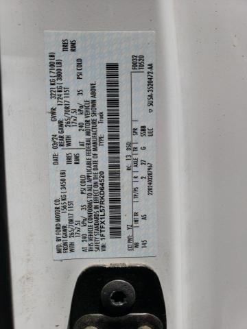 2024 FORD F150 XL - 1FTFX1L57RKD64520