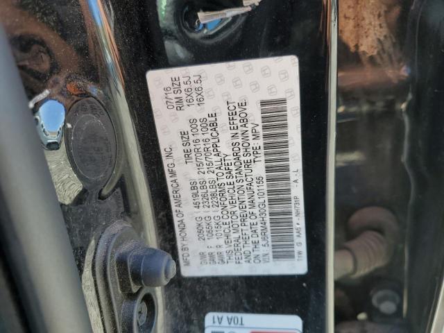 2016 HONDA CR-V LX 5J6RM4H30GL101155