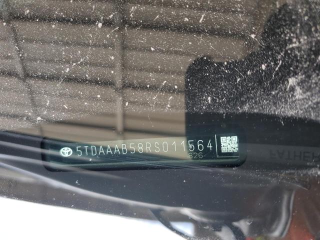 2024 TOYOTA GRAND HIGH - 5TDAAAB58RS011564