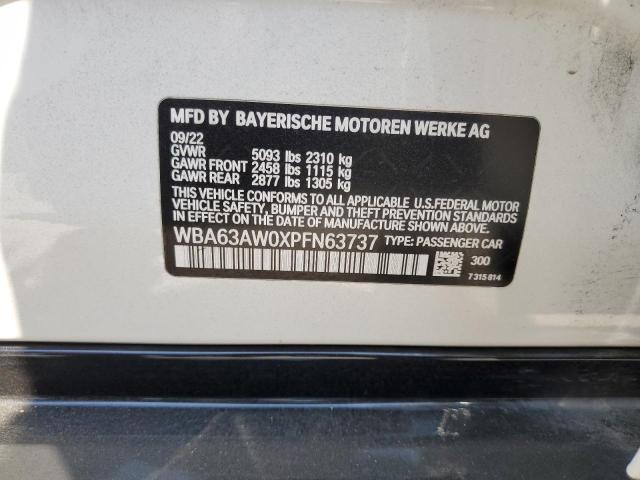 2023 BMW M440I GRAN WBA63AW0XPFN63737