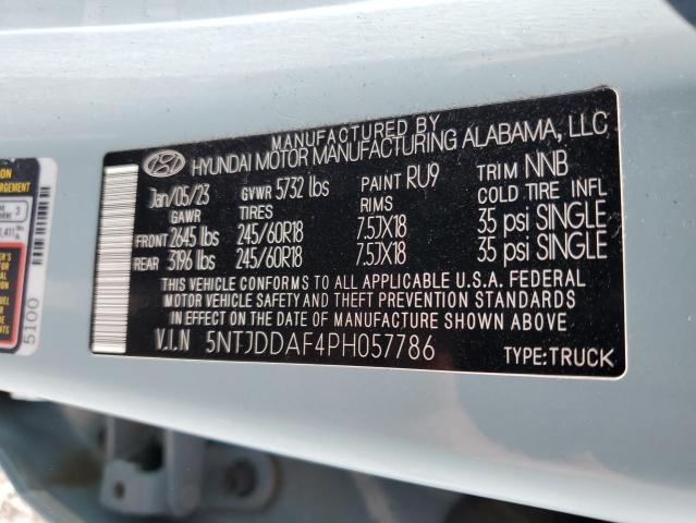 2023 HYUNDAI SANTA CRUZ SEL PREMIUM 5NTJDDAF4PH057786