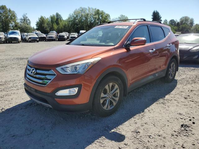 HYUNDAI SANTA FE S 2013 orange  gas 5XYZU3LB3DG099374 photo #1