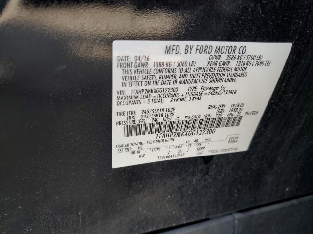 2016 FORD TAURUS POL 1FAHP2MKXGG122300