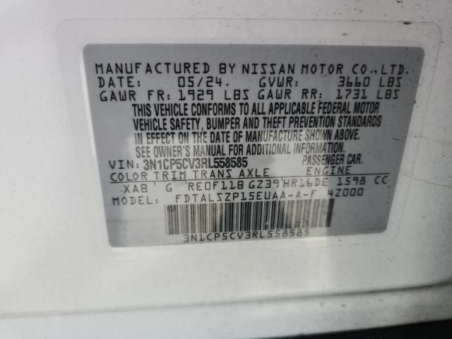 2024 NISSAN KICKS SV 3N1CP5CV3RL558585