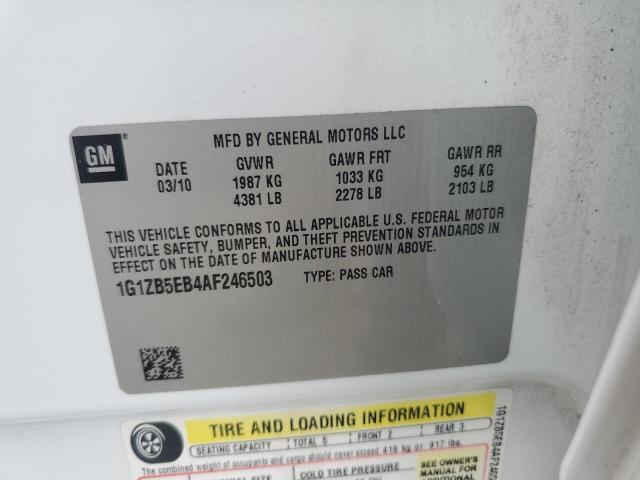 2010 CHEVROLET MALIBU LS - 1G1ZB5EB4AF246503