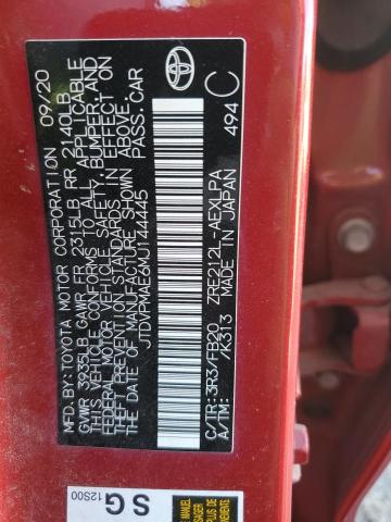 2021 TOYOTA COROLLA LE - JTDVPMAE6MJ144445