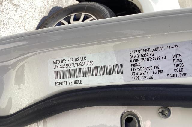2022 RAM 3500 LONGH 3C63R3FL7NG349060