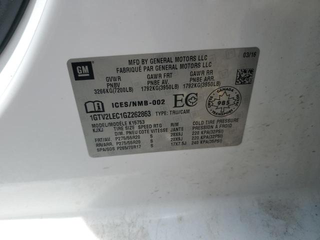 2016 GMC SIERRA K15 1GTV2LEC1GZ262863