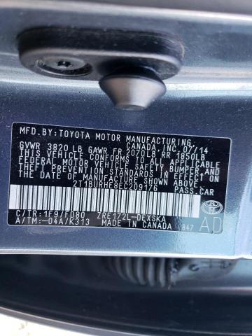 2014 TOYOTA COROLLA L - 2T1BURHE8EC209176