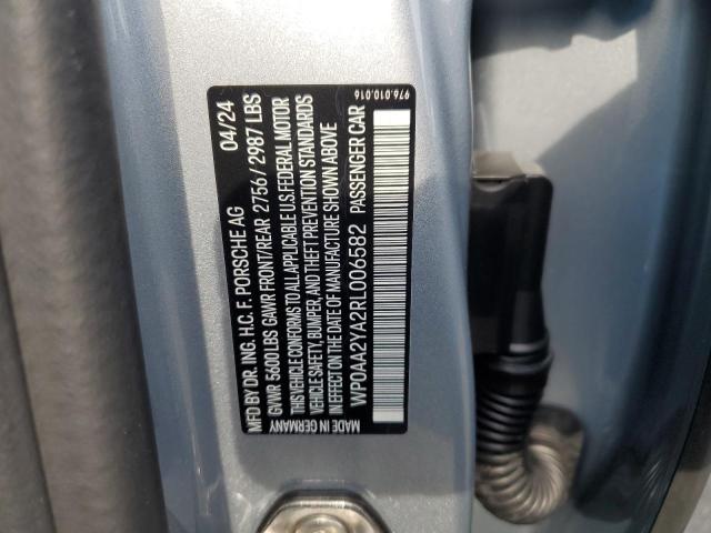 2024 PORSCHE PANAMERA B WP0AA2YA2RL006582
