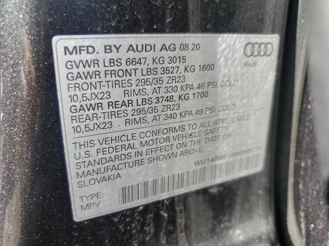 2021 AUDI RS Q8 WU1ARBF19MD005771