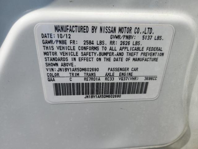 2013 INFINITI M37 X - JN1BY1AR5DM602690