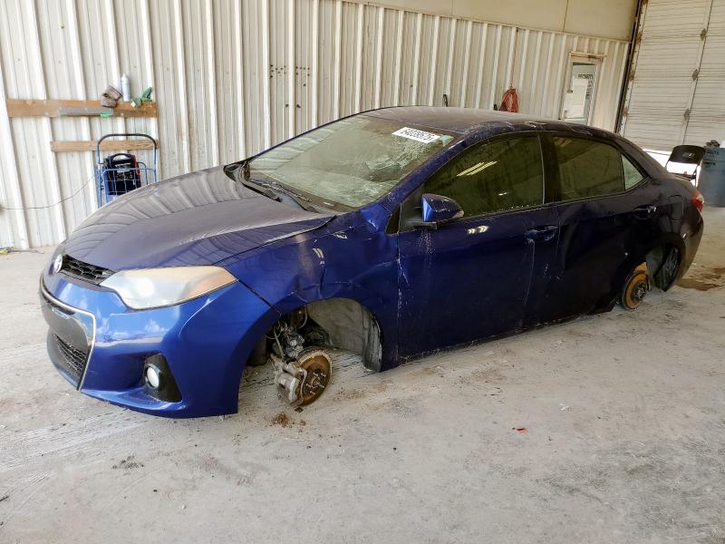 TOYOTA COROLLA L 2014 blue  gas 2T1BURHE7EC016095 photo #1