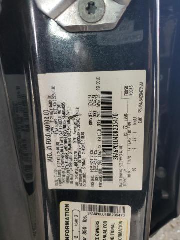2013 FORD FUSION SE - 3FA6P0LU4DR235470
