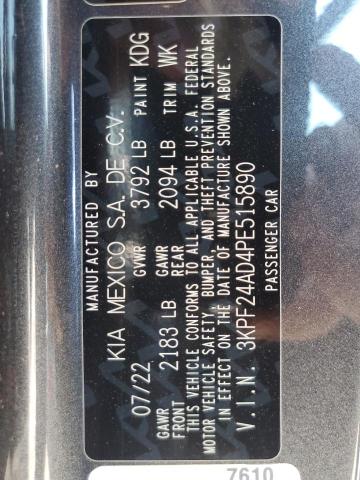 2023 KIA FORTE LX 3KPF24AD4PE515890