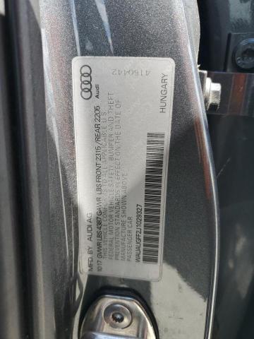 2018 AUDI A3 PREMIUM WAUAUGFF2J1029327