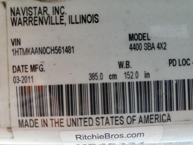 2012 INTERNATIONAL 4000 4400 #3254515151