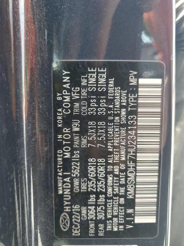 2017 HYUNDAI SANTA FE S - KM8SMDHF7HU234133