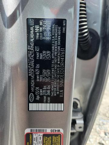 2024 HYUNDAI TUCSON LIM - 5NMJE3DE0RH417631