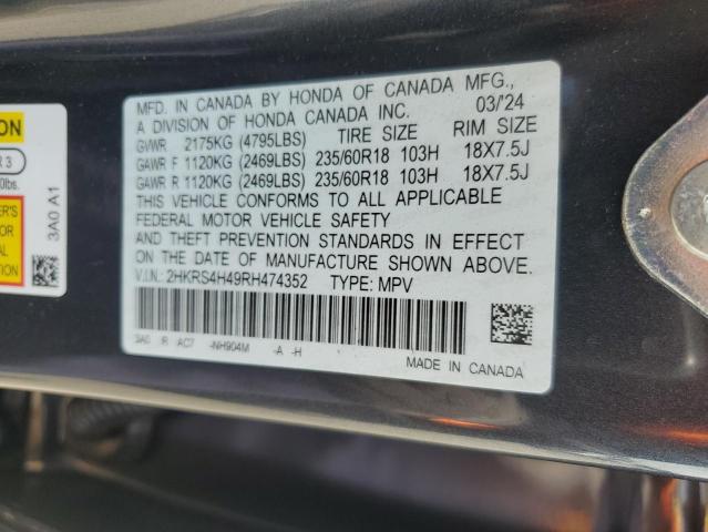 2024 HONDA CR-V EX 2HKRS4H49RH474352