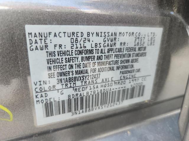 2025 NISSAN SENTRA S 3N1AB8BVXSY212437