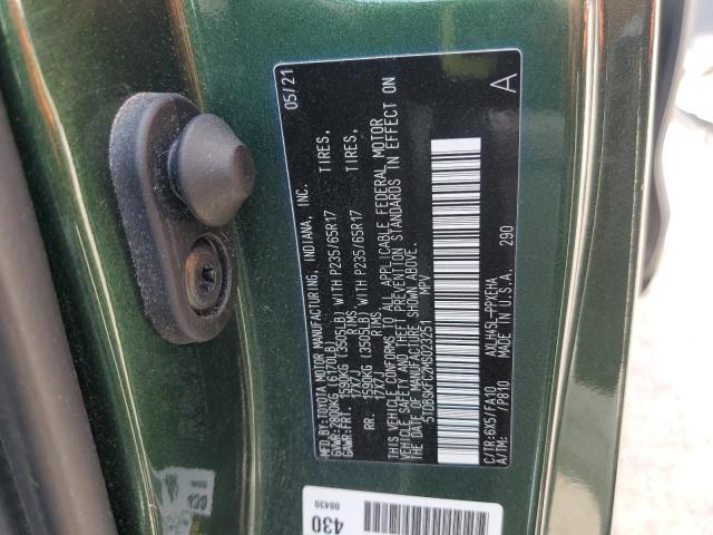 2021 TOYOTA SIENNA LE 5TDBSKFC2MS023251
