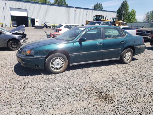 CHEVROLET IMPALA 2001 green  gas 2G1WF55E419320688 photo #1