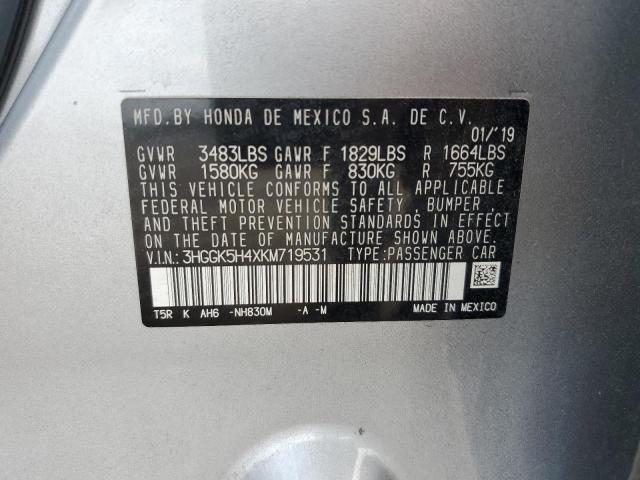 2019 HONDA FIT LX 3HGGK5H4XKM719531