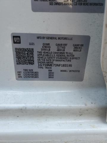 2022 GMC SIERRA K25 1GT59ME73NF183195