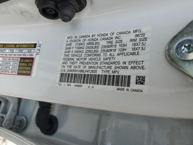 2020 HONDA CR-V EXL 2HKRW1H89LH412835