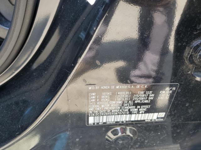 2016 HONDA HR-V EX 3CZRU5H5XGM707018