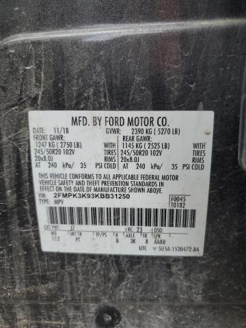 2019 FORD EDGE TITAN 2FMPK3K93KBB31250