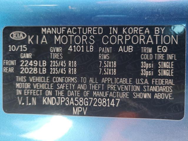 2016 KIA SOUL + - KNDJP3A58G7298147