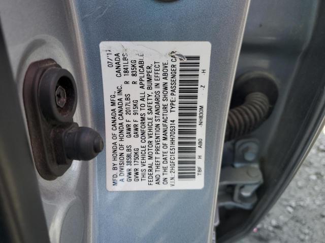 2017 HONDA CIVIC SI 2HGFC1E51HH705314