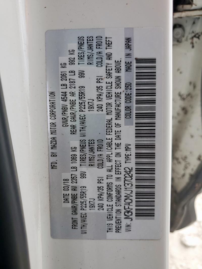 2018 MAZDA CX-5 TOURING JM3KFACMXJ1370242