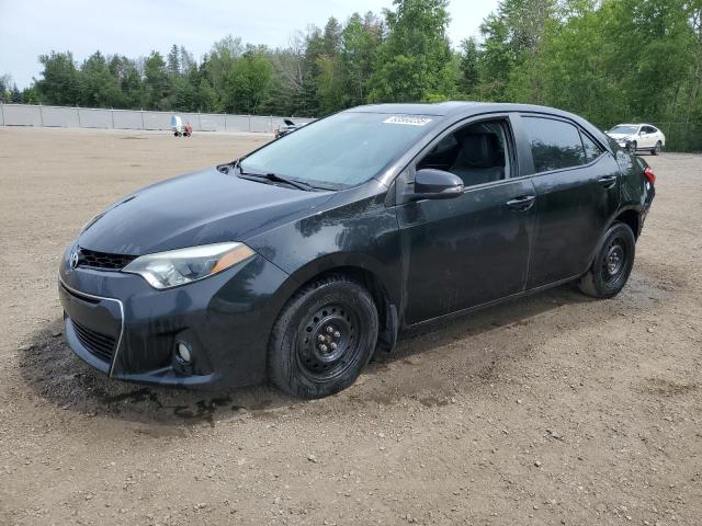 TOYOTA COROLLA L 2014 black  gas 2T1BURHEXEC225184 photo #1
