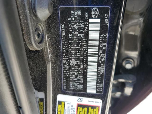 2023 TOYOTA CAMRY SE N 4T1G11AK7PU093387
