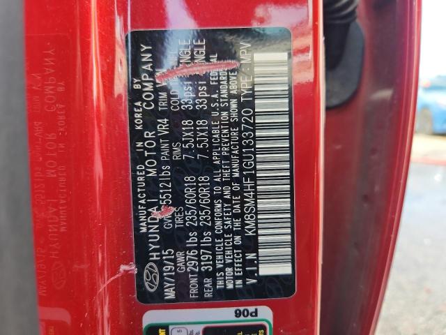 2016 HYUNDAI SANTA FE S - KM8SM4HF1GU133720