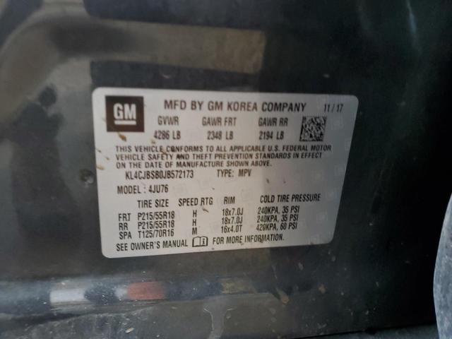 2018 BUICK ENCORE PRE KL4CJBSB0JB572173