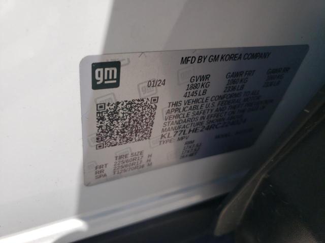 2024 CHEVROLET TRAX 1LT - KL77LHE24RC224024