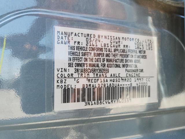 2024 NISSAN SENTRA SV - 3N1AB8CV6RY360559